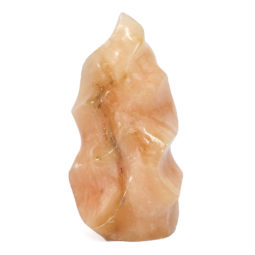 Orange Calcite Polished Flame Specimen DS2349 | Himalayan Salt Factory