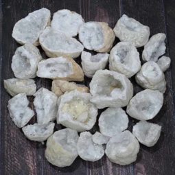 5kg Natural Calcite Geode Druze Pieces Parcel S1213 | Himalayan Salt Factory