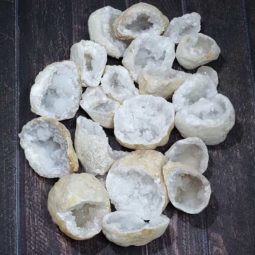 5kg Natural Calcite Geode Druze Pieces Parcel S1216 | Himalayan Salt Factory