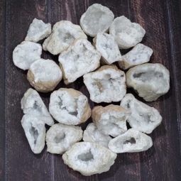5kg Natural Calcite Geode Druze Pieces Parcel S1217 | Himalayan Salt Factory