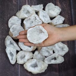5kg Natural Calcite Geode Druze Pieces Parcel S1217 | Himalayan Salt Factory
