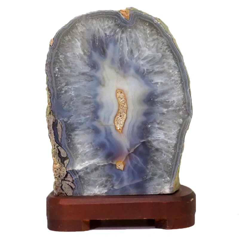 2.80kg Natural Agate Lamp – Timber Base S838 3 2.80kg Natural Agate Lamp – Timber Base S838 | Himalayan Salt Factory