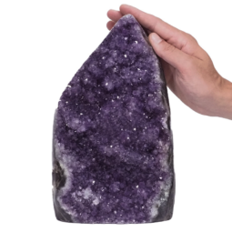 Amethyst-Polished-Crystal-Geode-Specimen-DR446 | Himalayan Salt Factory