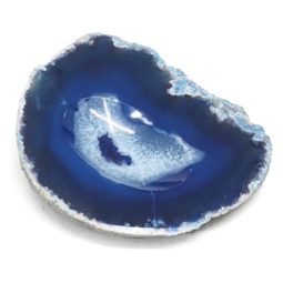Blue Agate Crystal Bowl DN1797 | Himalayan Salt Factory
