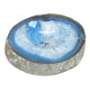 Blue Agate Crystal Bowl DN1823 | Himalayan Salt Factory