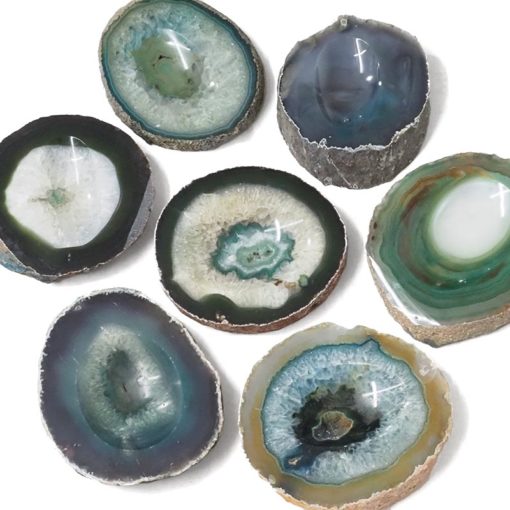 Green Agate Crystal Polished Bowl – Medium (12cm-14cm) | Himalayan Salt Factory