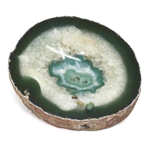 Green Agate Crystal Polished Bowl – Medium (12cm-14cm) | Himalayan Salt Factory