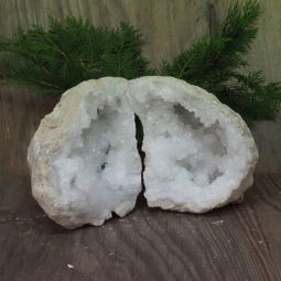 Natural-Calcite-Geode-Pair-S1242 | Himalayan Salt Factory