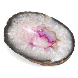 Agate Information - Healing Properties, Meaning, and Benefits 21 Pink Agate Crystal Bowl DN1789 | Himalayan Salt Factory