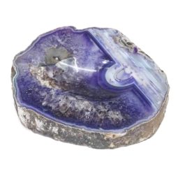 Purple Agate Crystal Bowl DN1777 | Himalayan Salt Factory