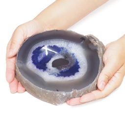 Purple Agate Crystal Bowl DN1779 | Himalayan Salt Factory