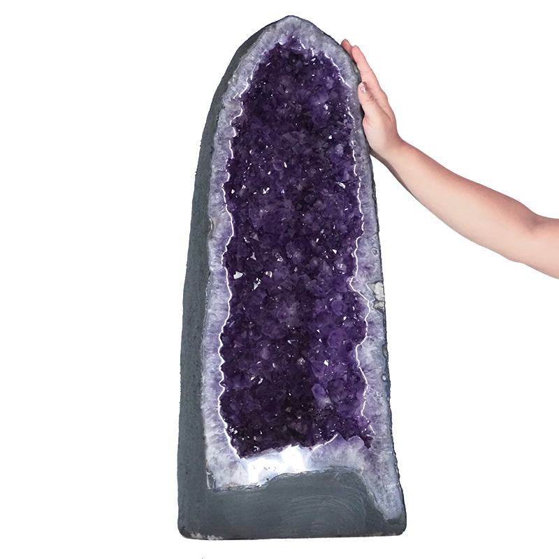 46.25kg Amethyst Cathedral Geode - A Grade DS2418 4 Amethyst Geode DS24118 | Himalayan Salt Factory
