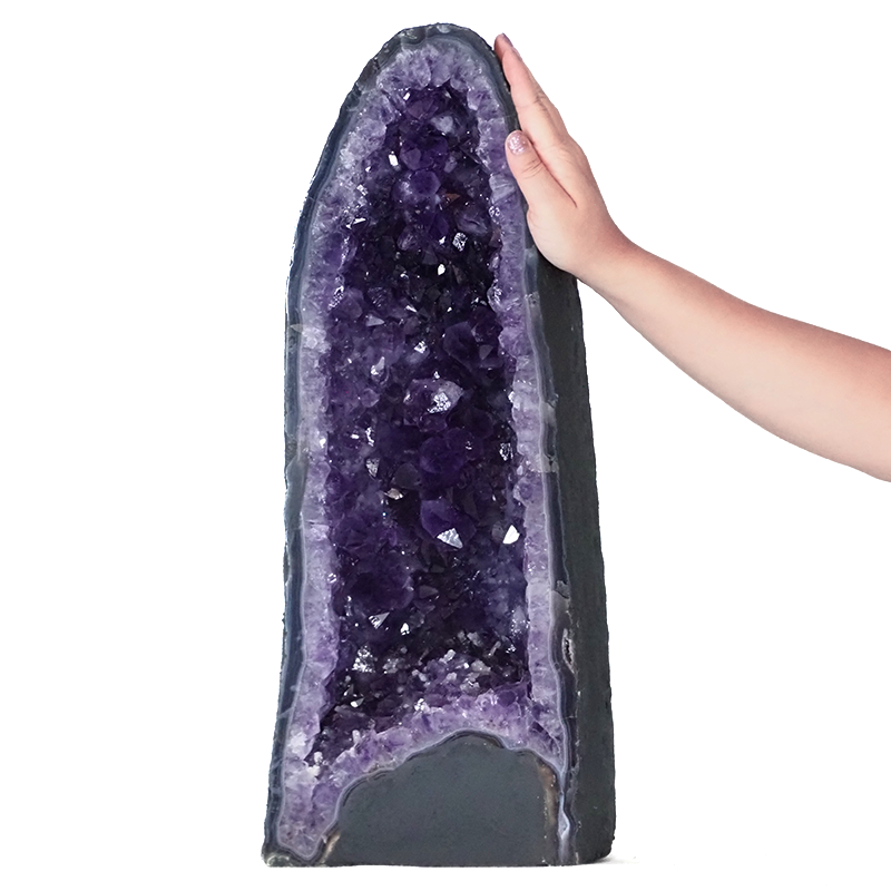 24kg Amethyst Cathedral Geode - A Grade DS2420 4 Amethyst Geode DS2420 | Himalayan Salt Factory