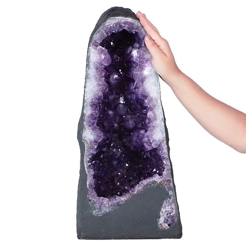 20.55kg Amethyst Cathedral Geode - A Grade DS2421 4 Amethyst Geode DS2421 | Himalayan Salt Factory