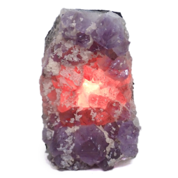 Natural Amethyst Crystal Lamp DB584 | Himalayan Salt Factory