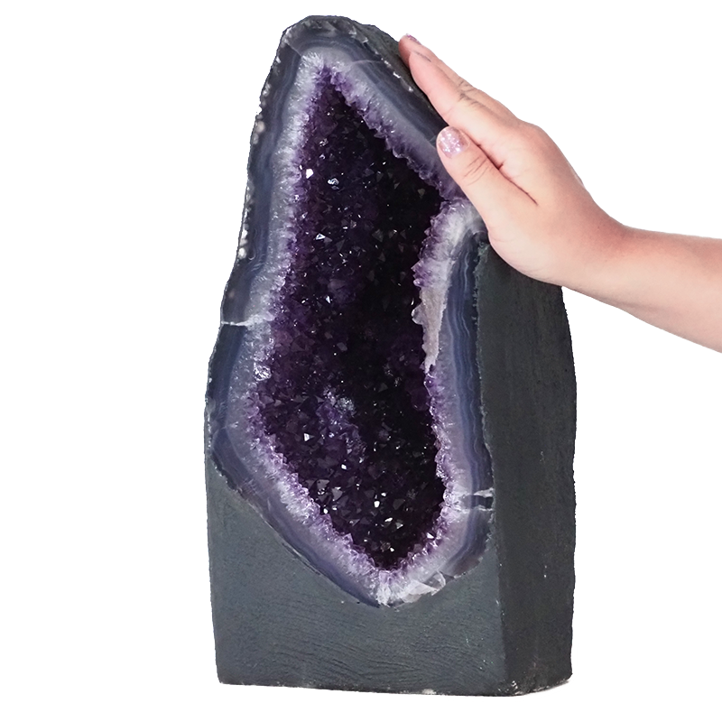 12.95kg Amethyst Geode DS2415 4 Amethyst Geode DS24115 | Himalayan Salt Factory