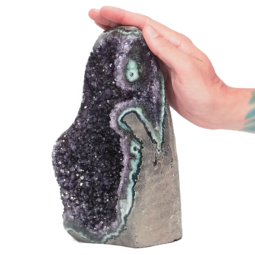4.35kg Amethyst Polished Crystal Geode Specimen DR466 5 Amethyst Polished Crystal Geode Specimen DR466 | Himalayan Salt Factory