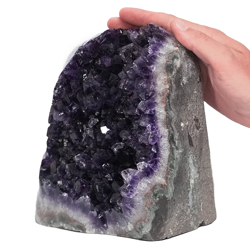 7kg Amethyst Polished Crystal Geode Specimen DR467 4 Amethyst Polished Crystal Geode Specimen DR467 | Himalayan Salt Factory