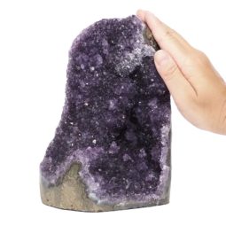 Amethyst Polished Crystal Geode Specimen DS2381 | Himalayan Salt Factory