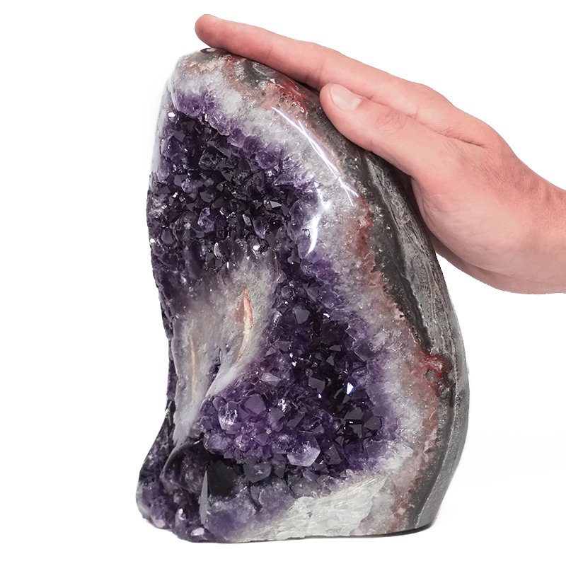 5.3kg Amethyst Polished Crystal Geode Specimen DS2382 4 Amethyst Polished Crystal Geode Specimen DS2382 | Himalayan Salt Factory