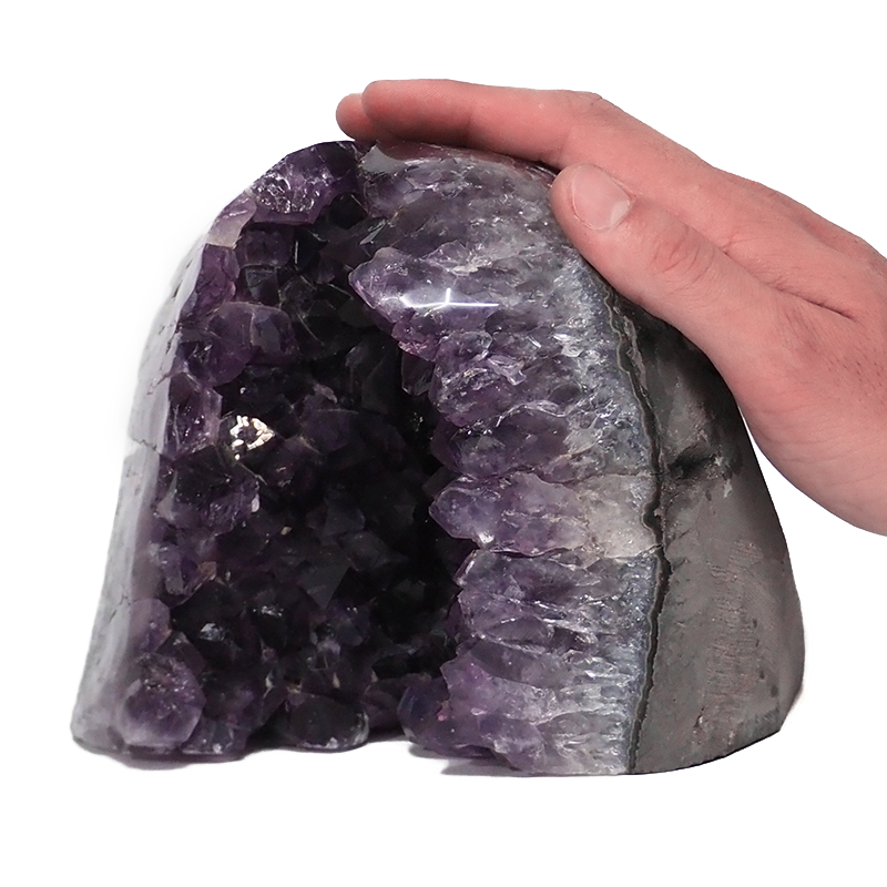 4.9kg Amethyst Polished Crystal Geode Specimen DS2388 4 Amethyst Polished Crystal Geode Specimen DS2388 | Himalayan Salt Factory