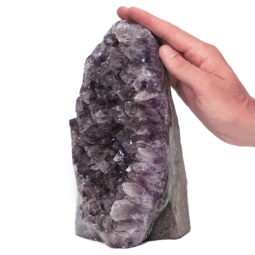 Amethyst Polished Crystal Geode Specimen DS2390 | Himalayan Salt Factory