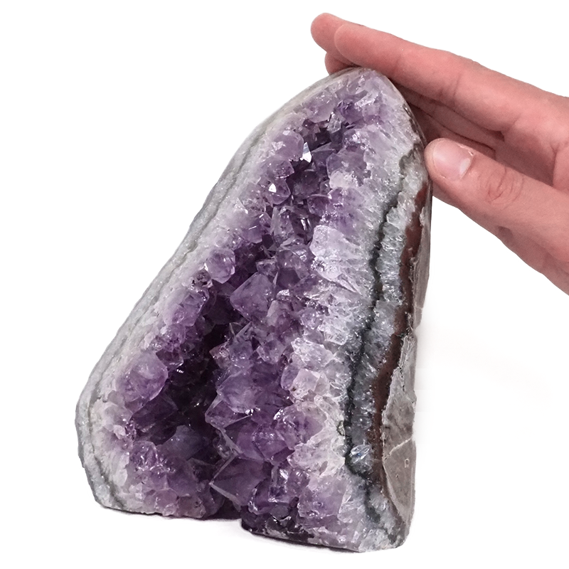 3kg Amethyst Polished Crystal Geode Specimen DS2399 4 Amethyst Polished Crystal Geode Specimen DS2399 | Himalayan Salt Factory