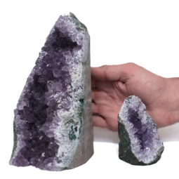2.61kg Amethyst Crystal Geode Specimen Set 2 Pieces DK924 5 Amethyst-Crystal-Geode-Specimen-Set-4-Pieces-DK924 | Himalayan Salt Factory