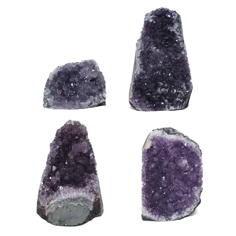2.56kg Amethyst Crystal Geode Specimen Set 4 Pieces DK921 3 Amethyst-Crystal-Geode-Specimen-Set-4-Pieces-DK921 | Himalayan Salt Factory