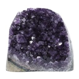 Uruguayan Amethyst Polished Crystal Geode Specimen DS2376 | Himalayan Salt Factory