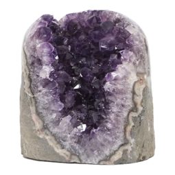 Uruguayan Amethyst Polished Crystal Geode Specimen DS2379 | Himalayan Salt Factory