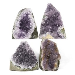 Amethyst Crystal Geode Specimen Set 2 Pieces DN1858 | Himalayan Salt Factory