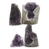 2.70kg Amethyst Crystal Geode Specimen Set 4 Pieces DR478 1 Amethyst Crystal Geode Specimen Set 4 Pieces DR478 | Himalayan Salt Factory