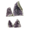 Amethyst Crystal Geode Specimen Set 4 Pieces DR483 | Himalayan Salt Factory
