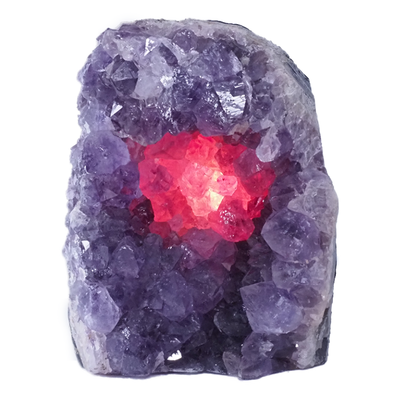 Amethyst Lamp - Soft Glow Crystal Lamp
