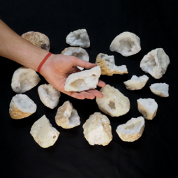 Natural-Calcite-Geode-Druze-Pieces-Parcel-DK968 | Himalayan Salt Factory