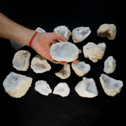 Natural-Calcite-Geode-Druze-Pieces-Parcel-DK970 | Himalayan Salt Factory