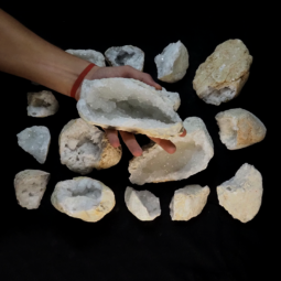 Natural-Calcite-Geode-Druze-Pieces-Parcel-DK971 | Himalayan Salt Factory