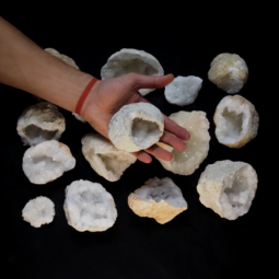 5kg Natural Calcite Geode Druze Pieces Parcel DK975 5 Natural-Calcite-Geode-Druze-Pieces-Parcel-DK975 | Himalayan Salt Factory