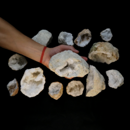 Natural-Calcite-Geode-Druze-Pieces-Parcel-DK979 | Himalayan Salt Factory
