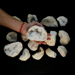 Natural-Calcite-Geode-Druze-Pieces-Parcel-DK980 | Himalayan Salt Factory