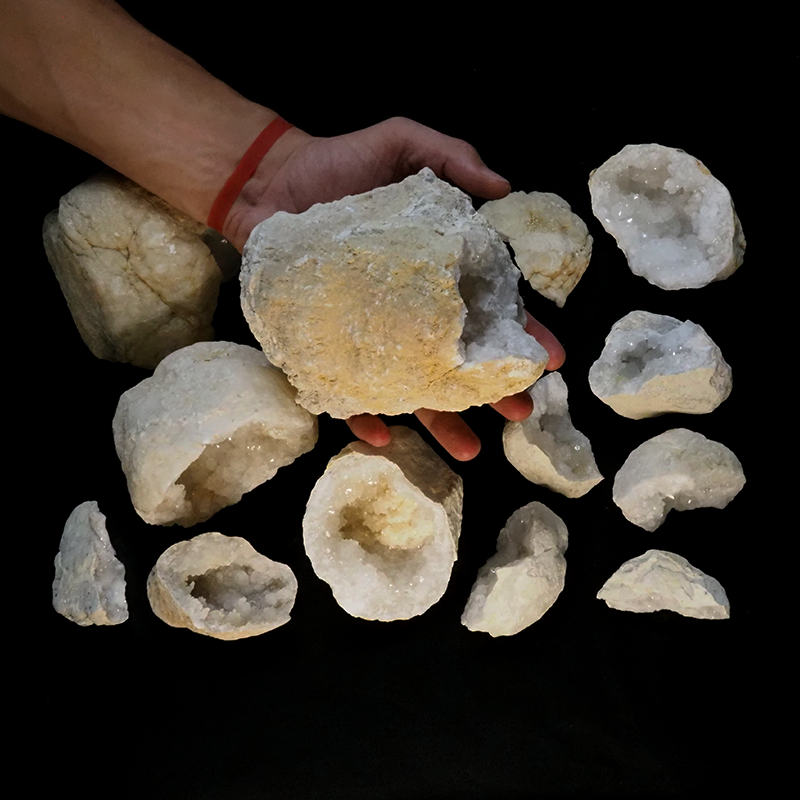 5kg Natural Calcite Geode Druze Pieces Parcel DK982 4 Natural-Calcite-Geode-Druze-Pieces-Parcel-DK982 | Himalayan Salt Factory