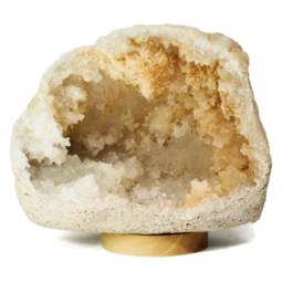 Natural-Calcite-Geode-Lamp-with-Large-LED-Light-Base-DS2510 | Himalayan Salt Factory