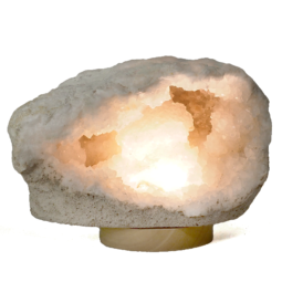 Natural-Calcite-Geode-Lamp-with-Large-LED-Light-Base-DS2515 | Himalayan Salt Factory