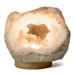 Natural-Calcite-Geode-Lamp-with-Large-LED-Light-Base-DS2516 | Himalayan Salt Factory