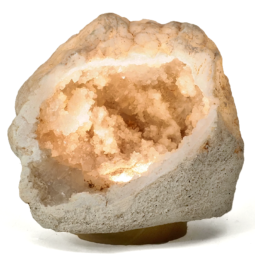 Natural-Calcite-Geode-Lamp-with-Large-LED-Light-Base-DS2519 | Himalayan Salt Factory