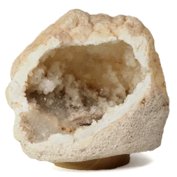 Natural-Calcite-Geode-Lamp-with-Large-LED-Light-Base-DS2519 | Himalayan Salt Factory