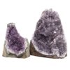3.01kg Amethyst Crystal Geode Specimen Set 2 Pieces DR504 1 Amethyst Crystal Geode Specimen Set 2 Pieces DR504 | Himalayan Salt Factory