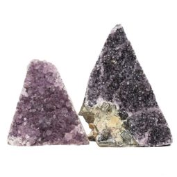 Amethyst Crystal Geode Specimen Set 2 Pieces DR506 | Himalayan Salt Factory