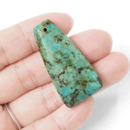 Natural Amazonite Crystal Pendant Stone 6 Natural Amazonite Crystal Stone Pendant | Himalayan Salt Factory